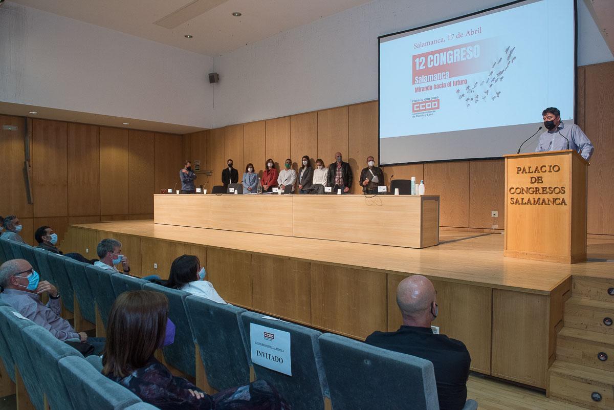 Galera de imgenes del 12 Congreso de CCOO en Salamanca