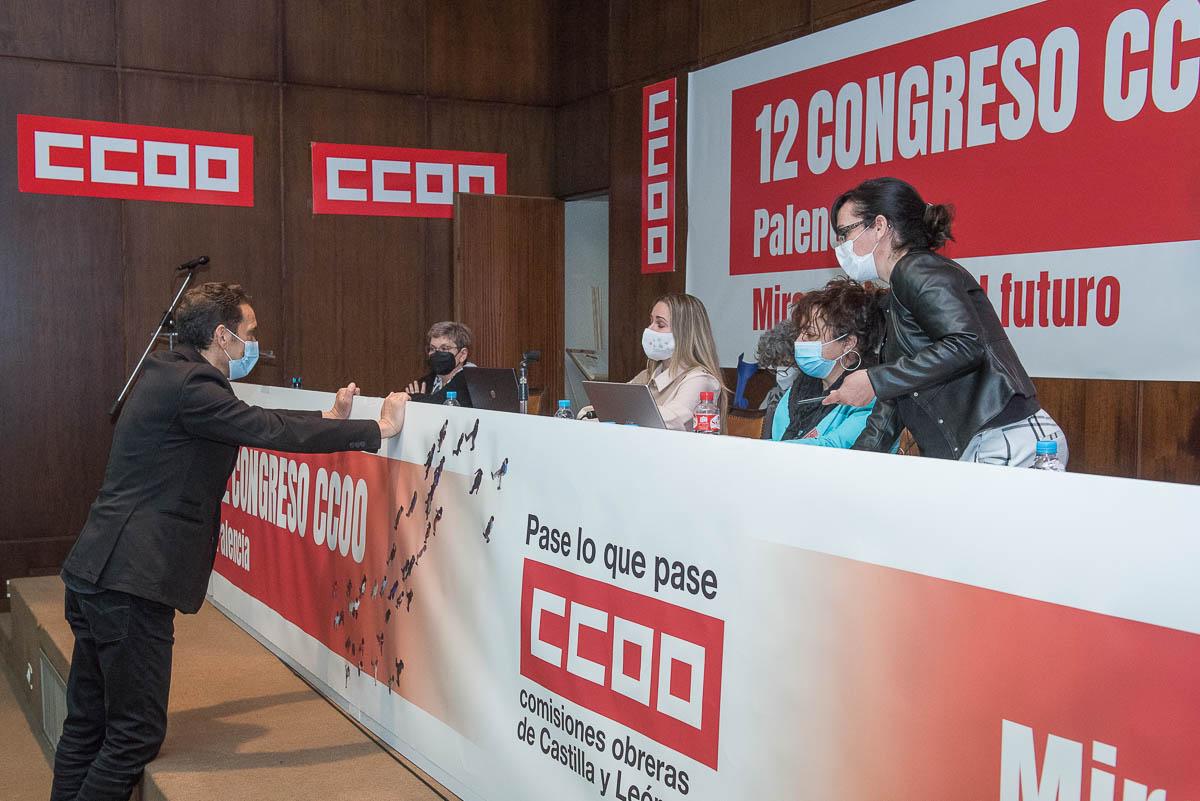 Galera de imgenes del 12 Congreso de CCOO de Palencia