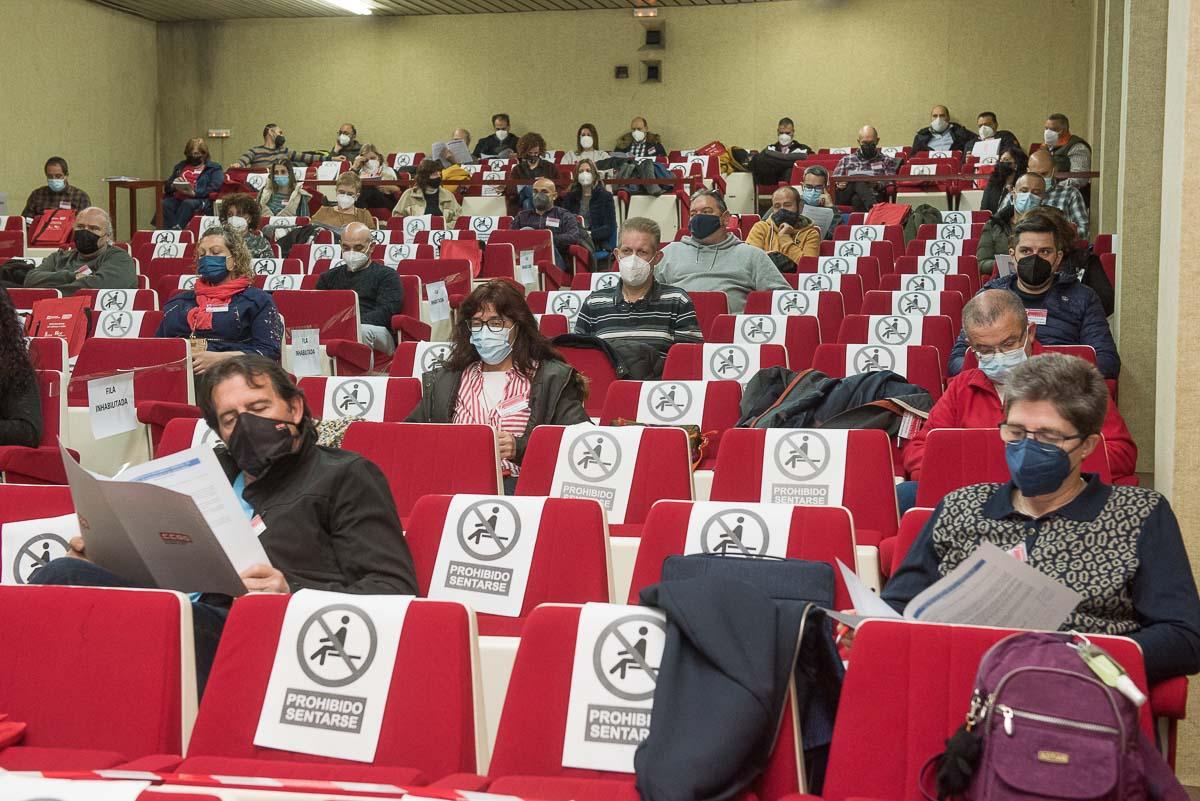 Galera de imgenes del 12 Congreso de CCOO de Palencia