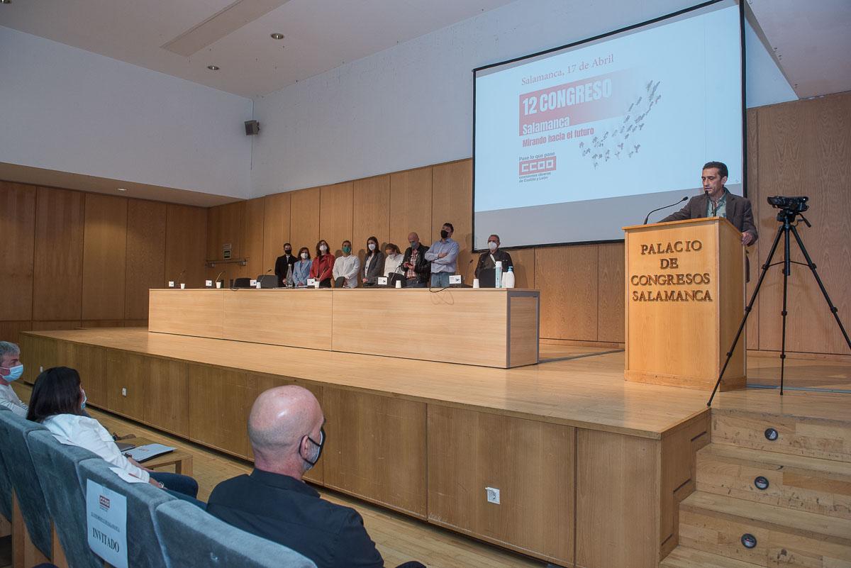 Galera de imgenes del 12 Congreso de CCOO en Salamanca